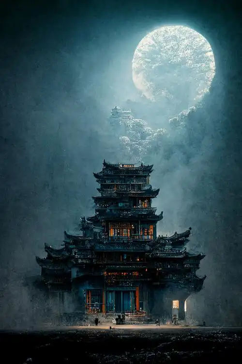 ai 复古兰系列 之 古风建筑插画集