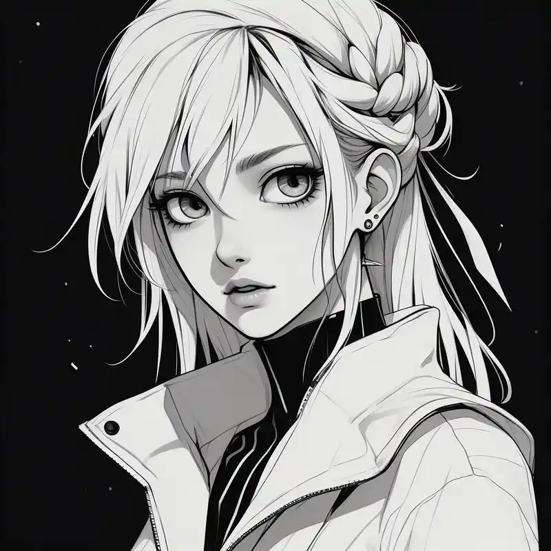 黑白头像女,冷酷又霸气90