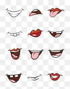 嘴巴简笔画图片大全 嘴巴简笔画图片大全卡通可爱