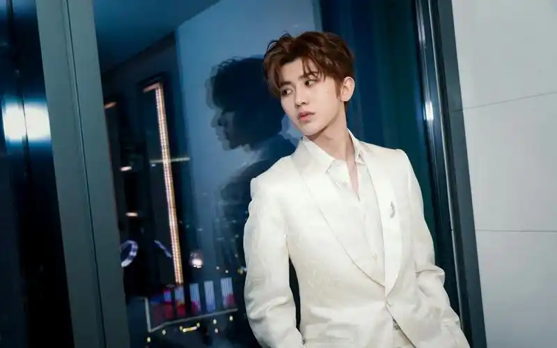 蔡徐坤纯白帅气高清桌面壁纸