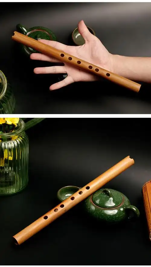 曲漾零基础入门洞箫便携苦竹升级短萧迷你古风六f调