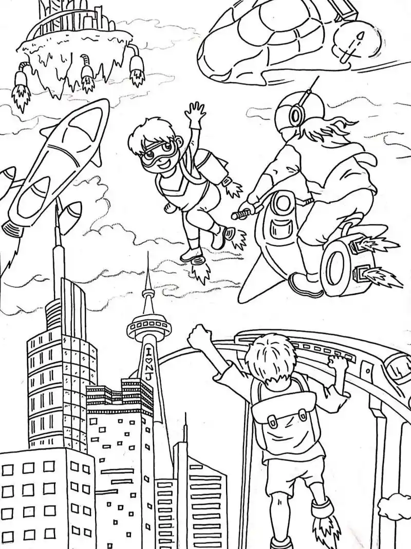 开新坑了家人们这次的孩子要参加学校一个绘画比赛,主题是梦想的世界