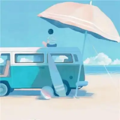 高清有意境的插画头像小清新文艺图片