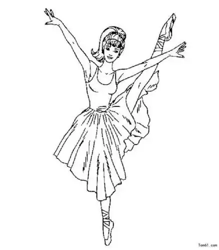 爵士舞蹈简笔画舞姿