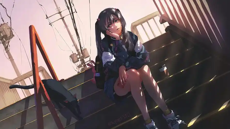 二次元系列第4弹精max系列唯美少女风景10802k电脑壁纸超好看