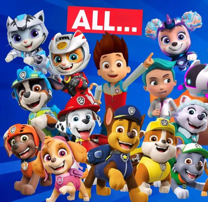 all paws on deck!汪汪队全员集合,一起对抗邪 - 抖音