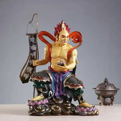 熙曼蒂纯铜面然大士神像焰口鬼王寺庙供奉焦面大士面然鬼王菩萨