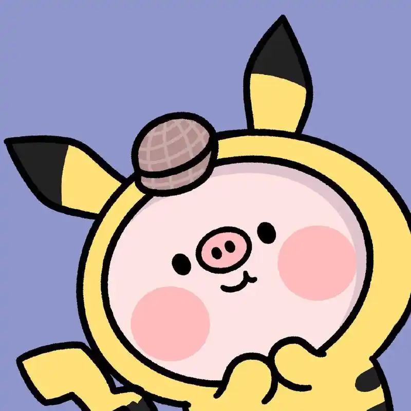 敲可爱的猪猪头像～分享