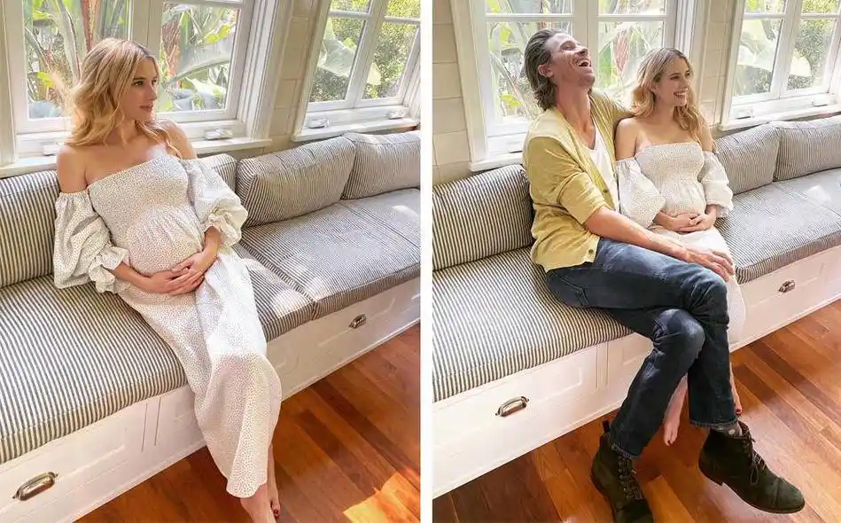 怀孕就告别时尚艾玛和朱丹的穿搭时髦又实用准妈妈也要美美哒