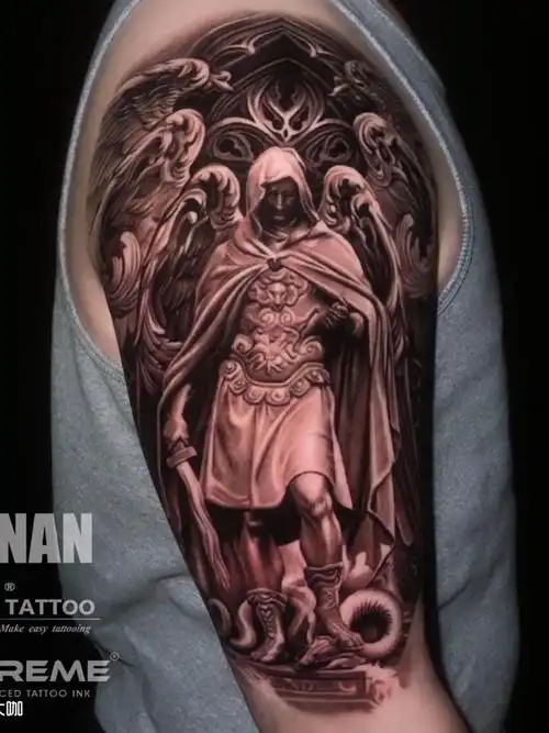 路西法_纹身图案手稿图片_谭安的纹身作品集