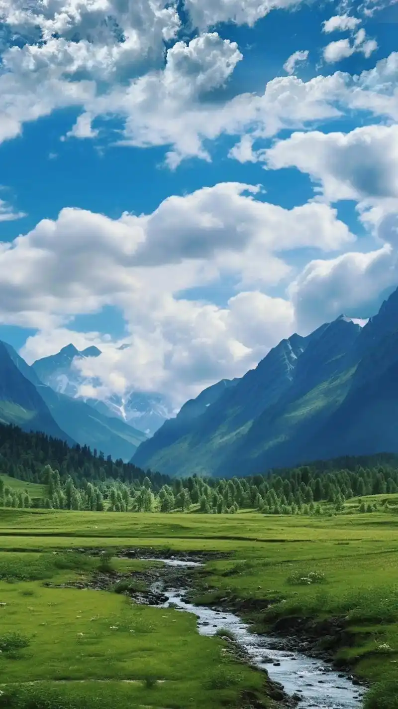 川西高原美景,ai绘画制作.#神奇的大自然 #先锋壁纸 #a - 抖音