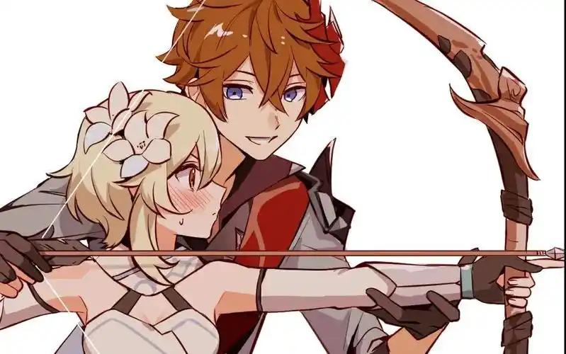 原神荧和公子cp图-荧和公子cp图【第一弹】-燕鹿手游网