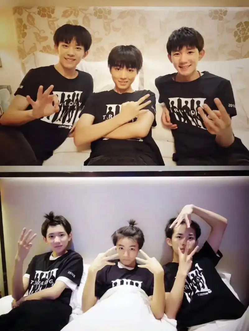 定格在这瞬间 喜欢的一些合照 #tfboys #王俊凯王源易 - 抖音