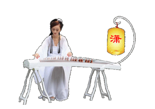 【素材制作】弹琴女两种格式透明素材制作