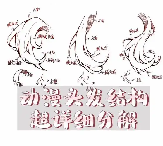 动漫头发解析步骤