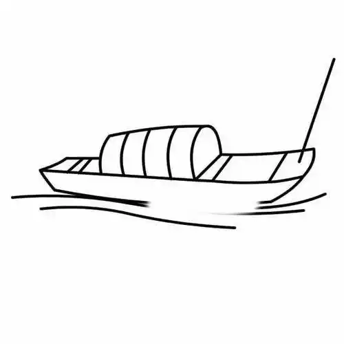 简笔画船怎么画 简笔画船怎么画带色