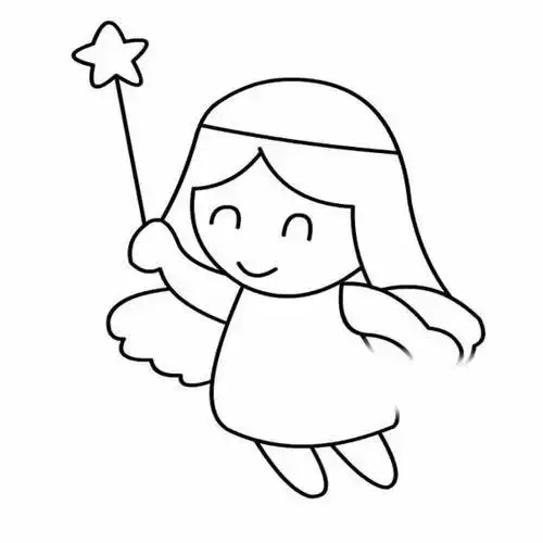 画简笔画小天使简单画法小天使简笔画怎样画小天使儿童简笔画图片大全