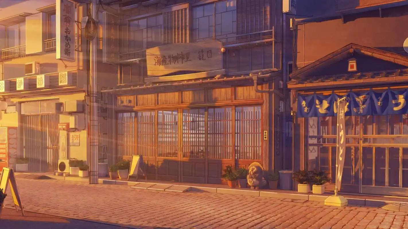 精致唯美动漫风景插画桌面壁纸高清大图预览1920x1080_卡通动漫下载