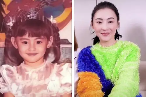 张柏芝晒学生时期证件照 网友直呼纯天然美女