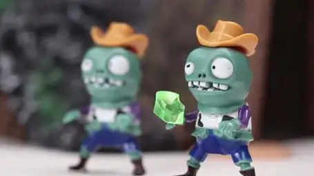 小志玩具情景剧之变形战斗 骑牛小鬼僵尸偷走戴夫的马