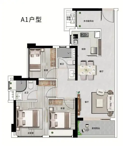94【珠江花城】88㎡爆款小户型升级上新!