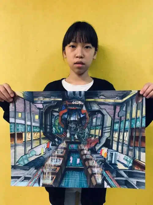 六年级小学科幻画