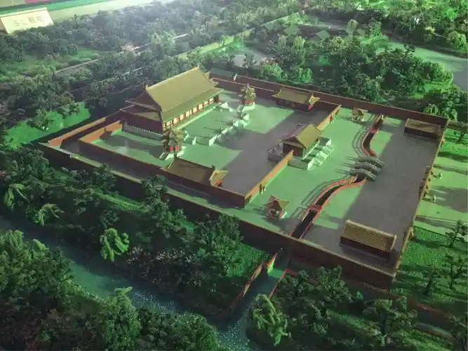 圆明园沙盘模型与天地人配成妙景