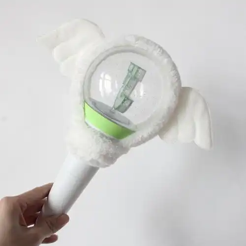 黄明昊应援棒justin黄明昊jst手灯保护套灯套应援棒毛绒装饰套子配件