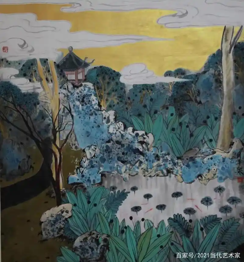 笙歌一曲扬州梦——冯月平水墨画作品品鉴