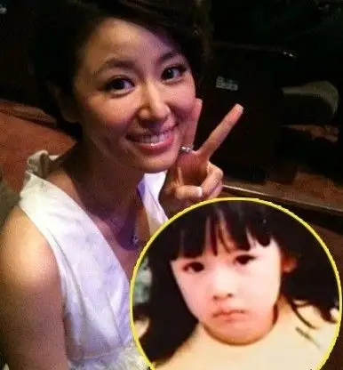 林心如从小就是美人坯子
