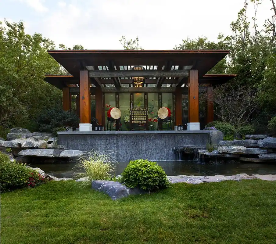 北京泰禾运河岸上的院子