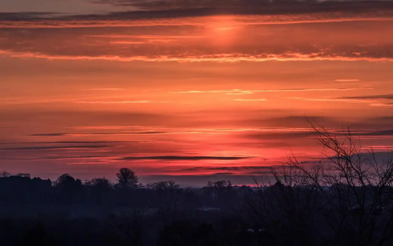 好看的夕阳晚霞唯美风景图片桌面壁纸