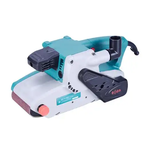 带机博大砂带打磨机手提式小型台式木工抛光机平面砂带机