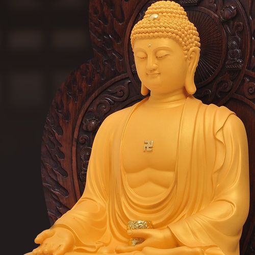 阿弥陀佛释迦牟尼佛药师佛三宝佛地藏王菩萨佛像摆件居家佛堂供奉