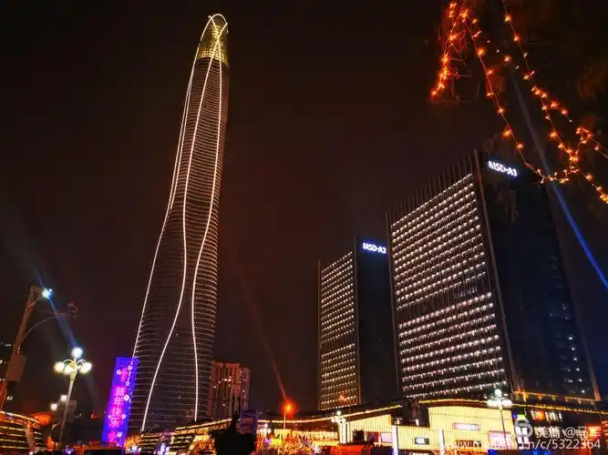 你好2019!滨海新区新年大楼灯光秀 - 美篇