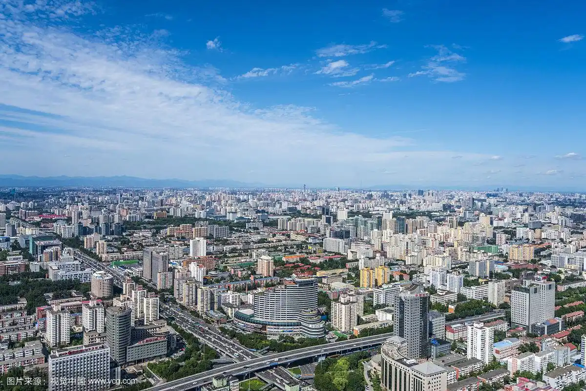 北京城市风光全景图