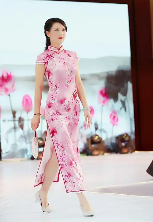 2018第二届中国名媛旗袍大赛总决赛.走上t台(1).2018.9.26杭州.(二)
