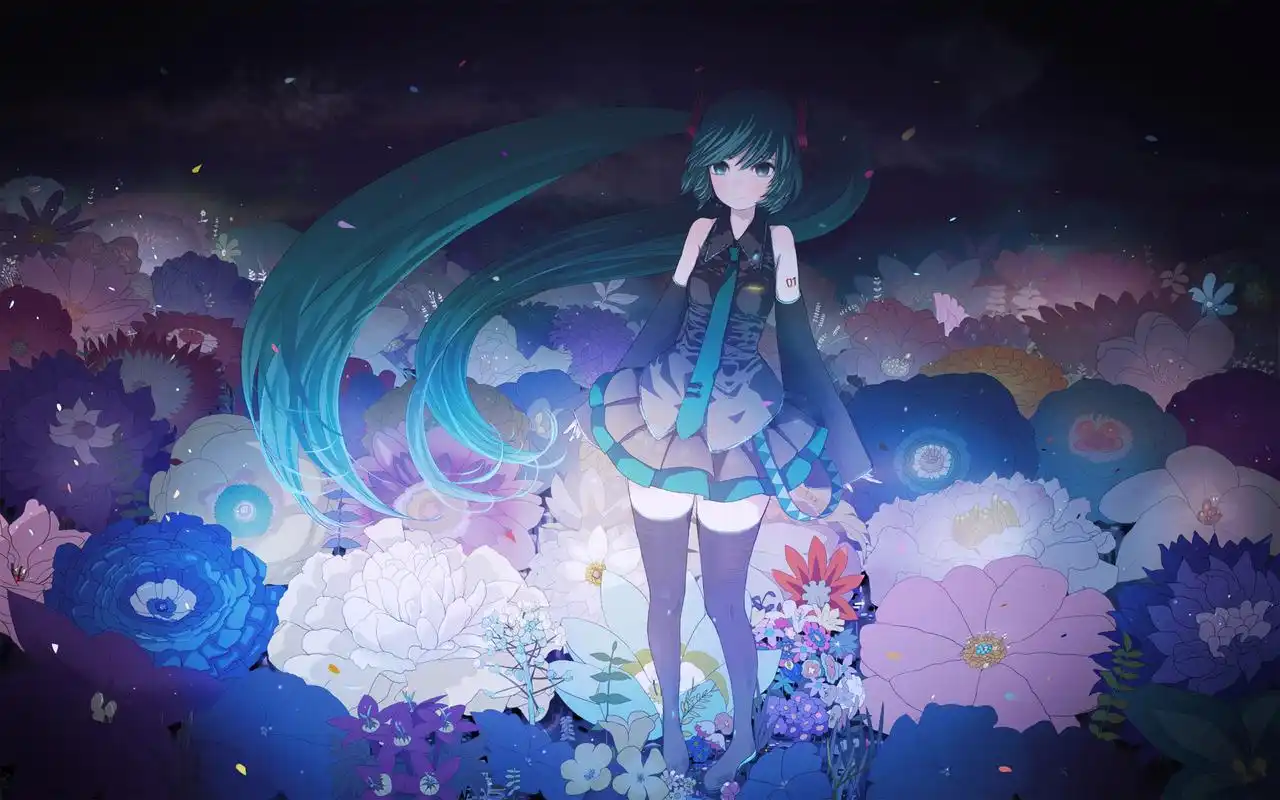 《初音未来》著名的虚拟女性歌手软件【四】,动漫人物-回车桌面