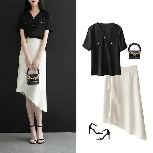 女人穿白裤子(裙子)配什么上衣-天晟网