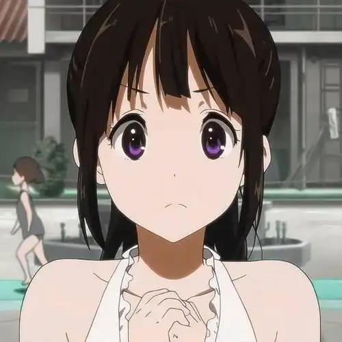 「第139期」动漫女头:冰菓 千反田爱瑠无水印女生头像