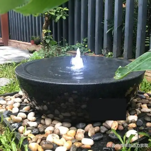 小庭院最适合的水景——涌泉,精致有趣,活泼灵动