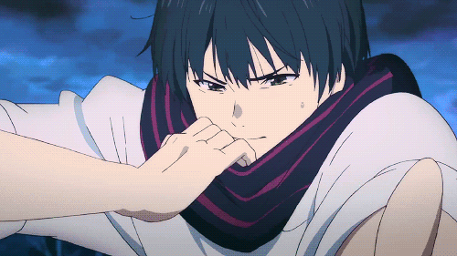 动漫gif图集:有喜欢的人真好 就像春天 出门就能闻到花香_绿帽子小