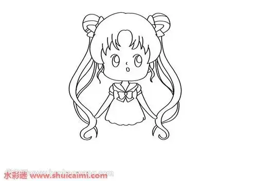 美少女怎么画美少女简笔画简单易画