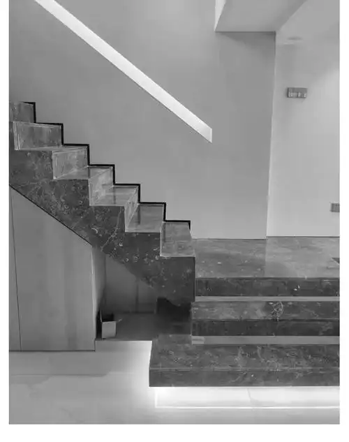 石英石台面板 天然大理石楼梯踏步台阶定做飘窗岩板背景门套石英石