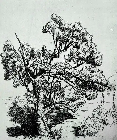 灵性山水 感悟自然, 一杨再平钢笔风景画欣赏