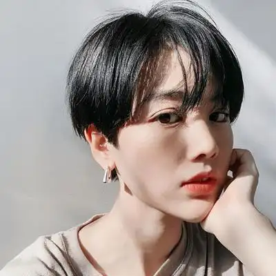 蜜桃ˋ『清爽』韩式波波头假发女短发狗啃刘海逼真减龄全头套