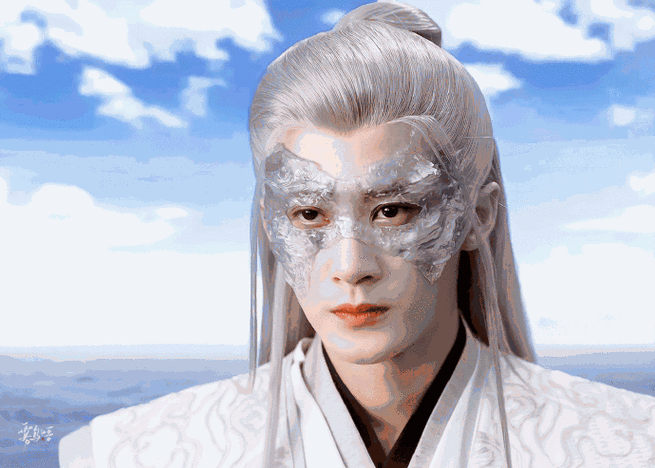 男演员白发造型