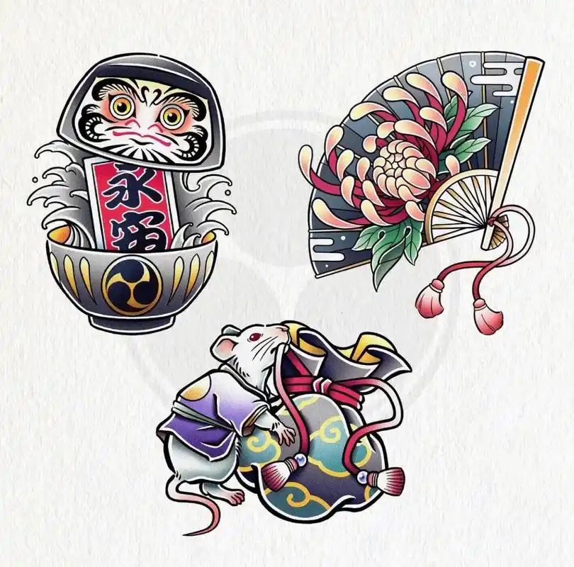 tattoo #纹身图案手稿 #日式纹身 #传统纹身 #日式老传统