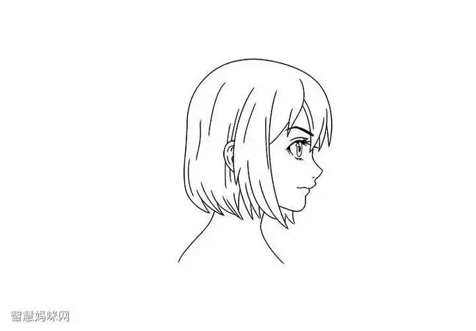 怎女生侧身简笔画侧面人物简笔画怎么画 侧面人物简笔画如何画侧面