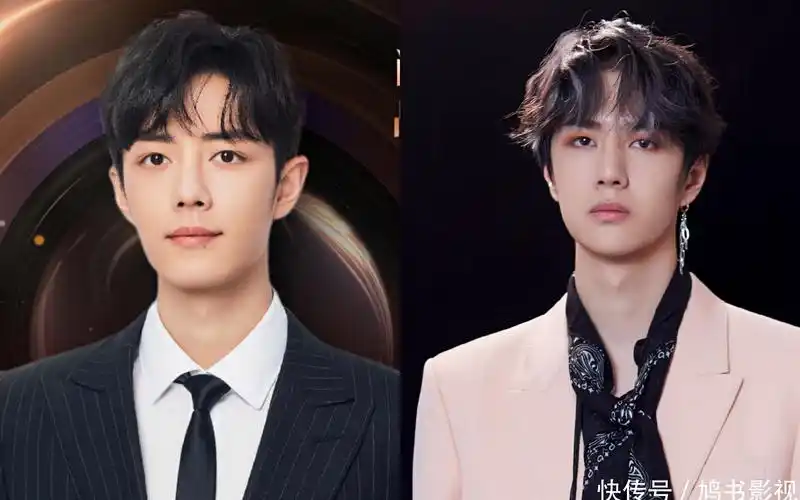 肖战王一博陈情令泰国见面会,两个人果然是对视一眼必笑,这个画面太美